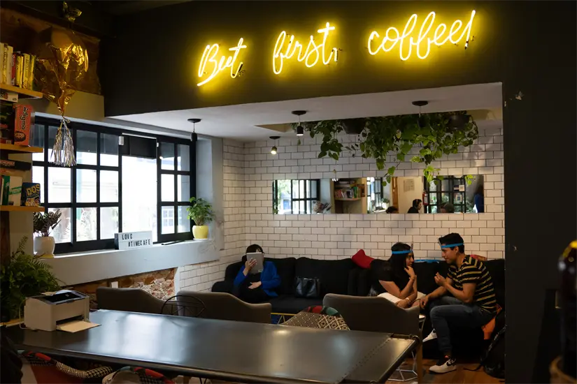 Chez Vous es el primer Time Café de México. Foto: Cortesía