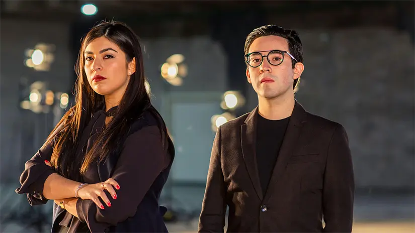 Edgar Tello y Melina Cruz son los inventores de la aplicación. Foto: Cortesía