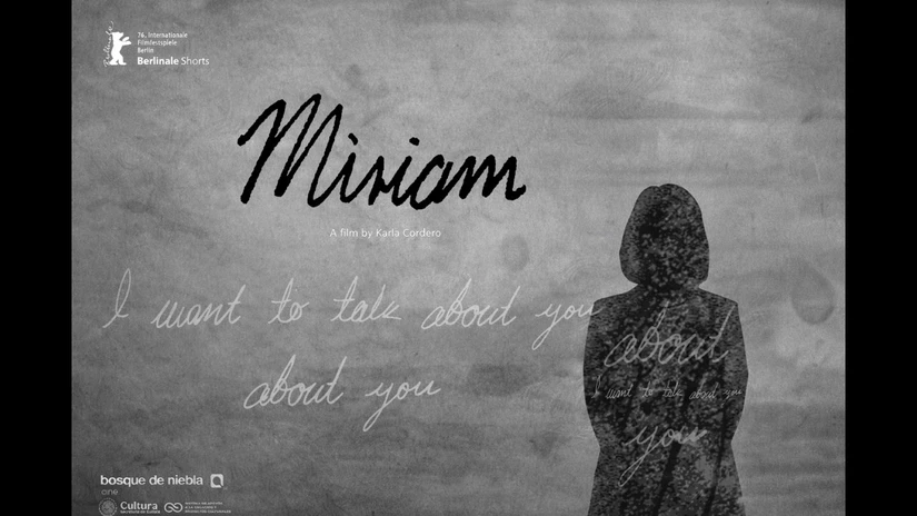 Miriam participó en cortometraje. Foto: Cortesía