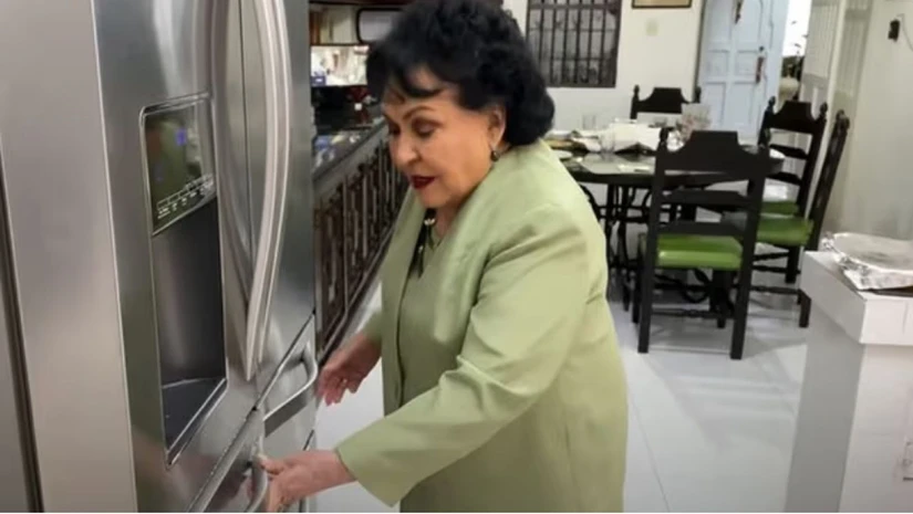 La casa de Carmen Salinas ubicada en la colonia Verónica Anzures de la Ciudad de México. Foto: Cortesía