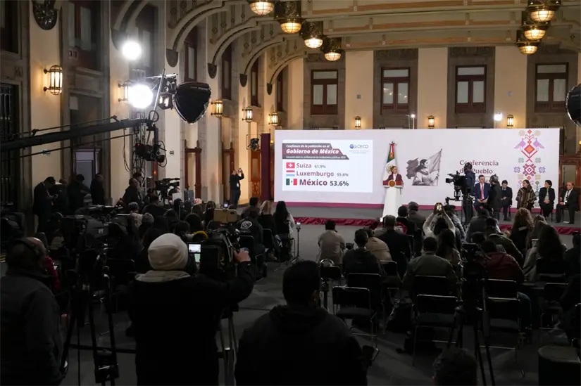 Aspectos de la mañanera de este jueves 12 de febrero del 2026