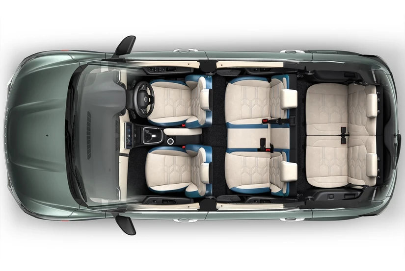 Pese a su tamaño compacto, la Gravite ofrece espacio para 7 pasajeros. Foto: Nissan