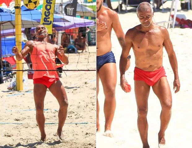 La aparición del exdelantero de brasil generó comentario sorprendentes sobre su excelente estado físico. foto: Cortesía.