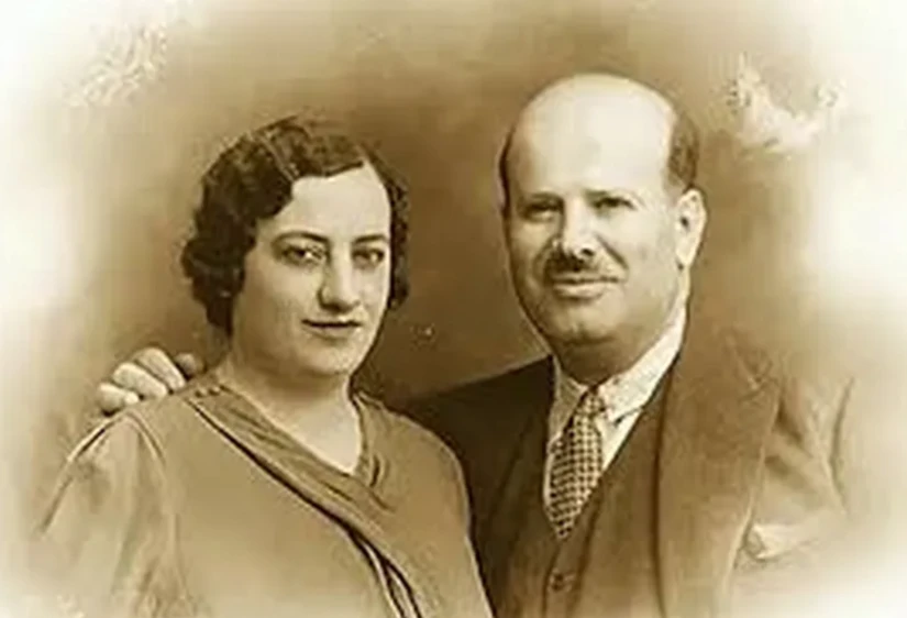 Padres de Carlos Slim, Julián Slim Haddad y Linda Helú. Foto: cortesía.