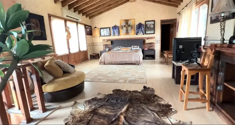 Lugar donde dormía Joan Sebastian.