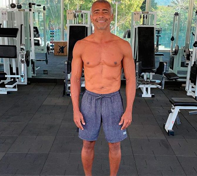 Así luce el exdelantero brasileño Romario a sus 60 años. Foto: Cortesía.