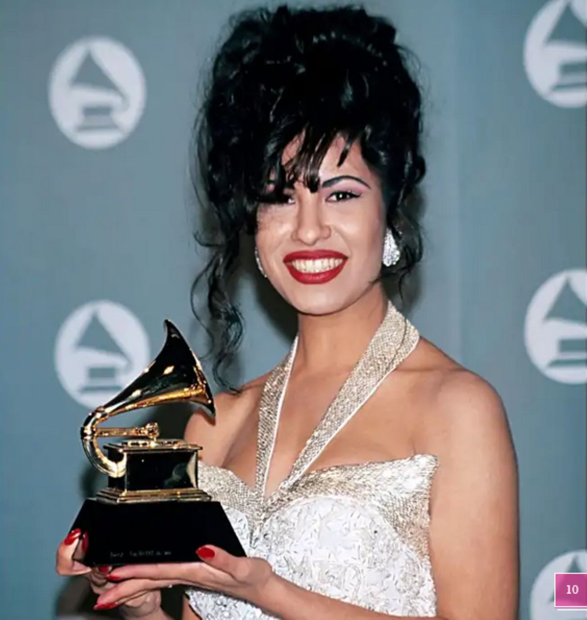 Selena Quintanilla ganó un Grammy. Foto: Cortesía