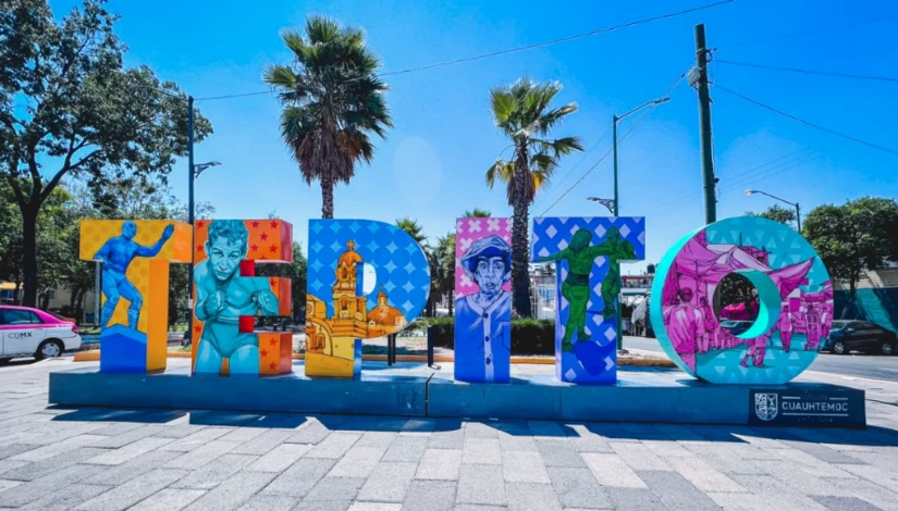 El actor dejó un legado tan imborrable que se encuentra plasmado en las letras de Tepito (en la i). Foto: cortesía.