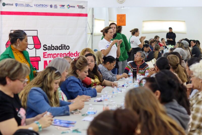 Fortalece Manque Granados el emprendimiento en colonias con segundo Sabadito Emprendedor en Villas del Real