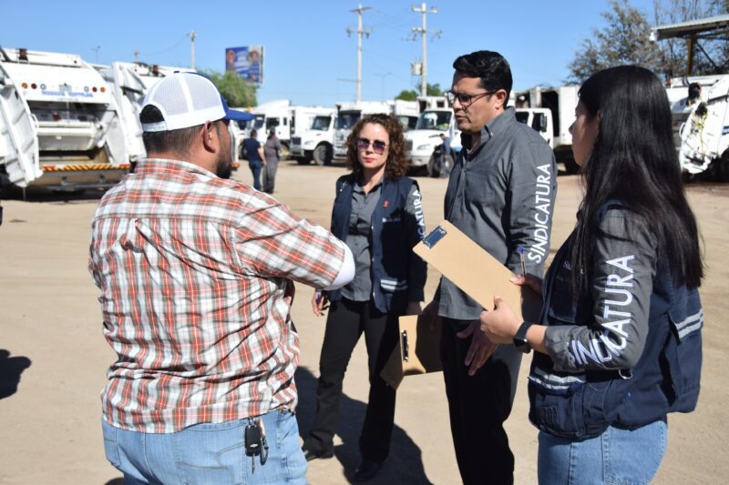 Revisa Sindicatura camiones recolectores de basura arrendados