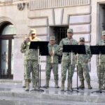 Concierto militar reúne a familias en la Plaza de Armas