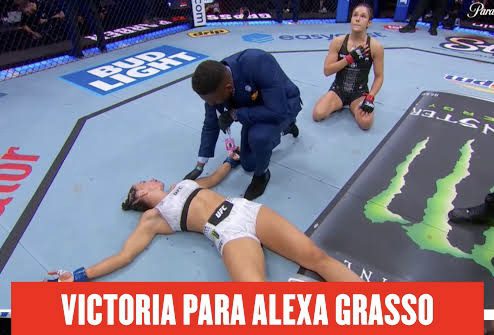 Alexa Grasso noquea a Maycee Barber y firma uno de los finales más impactantes del año en la UFC