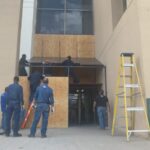 Blindan edificios previo al 8M