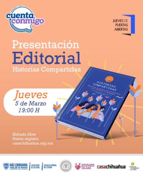 Presentan libro “Historias Compartidas” en el marco del Día Internacional de la Mujer