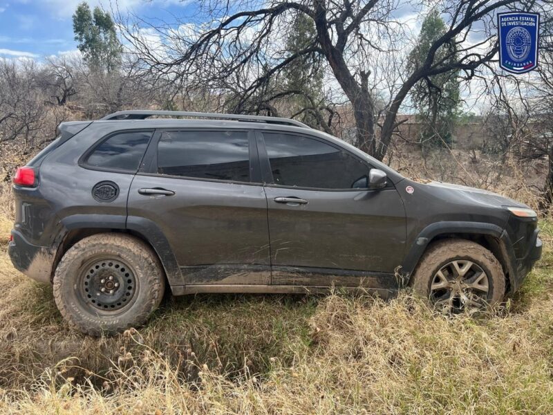 Aseguran vehículo con reporte de robo en Nonoava