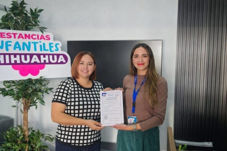 Seis estancias infantiles en Meoqui cuentan con licencia estatal