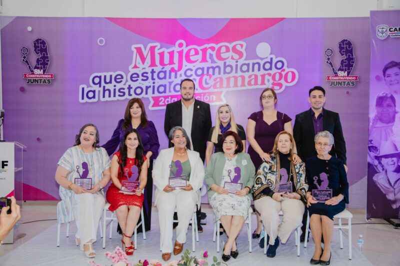 *Reconoce Gobierno Municipal a 7 mujeres que están cambiando la historia de Camargo*