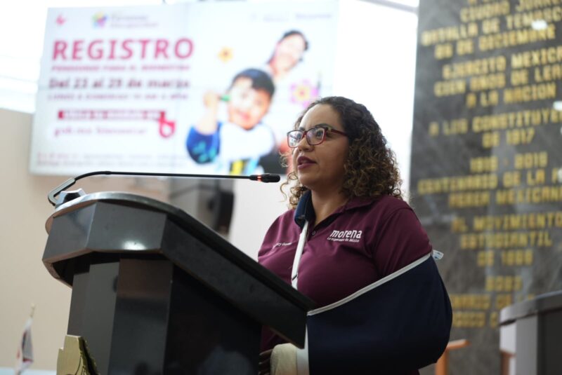 Exhorta Elizabeth Guzmán Pensión para Personas con Discapacidad