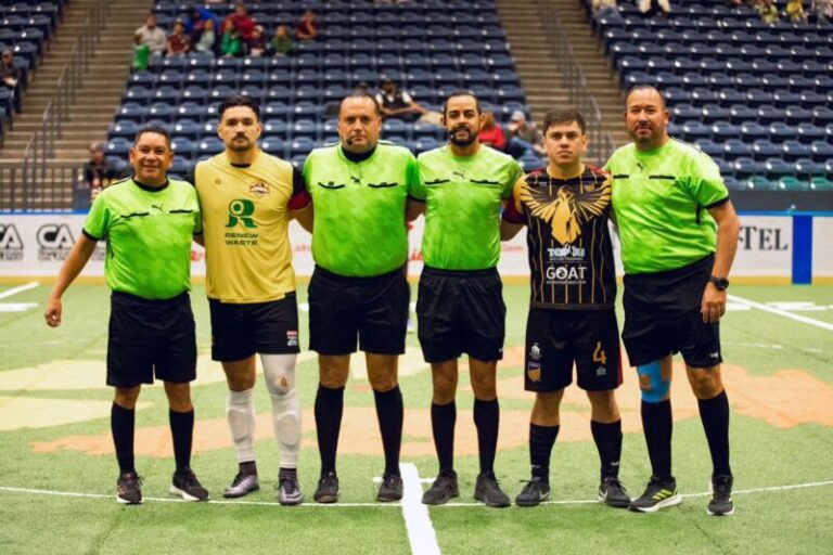 CUARTETO DE ÁRBITROS CHIHUAHUENSES EN LA MLIS EN AMARILLO, TEXAS