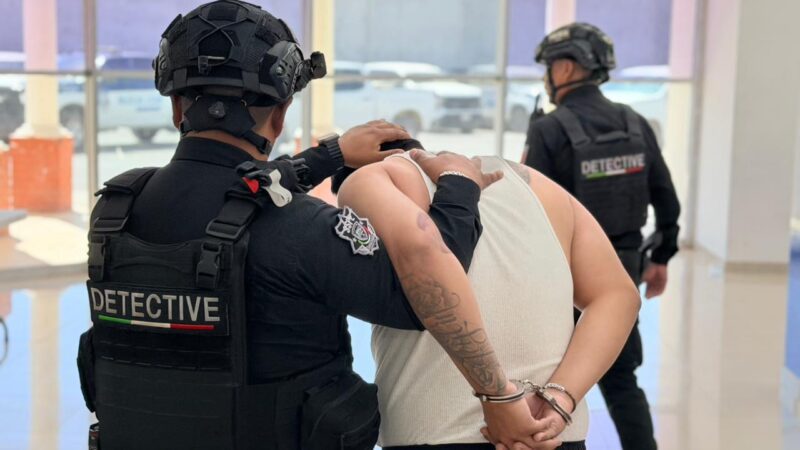 Detiene SSPE en Ciudad Juárez a sujeto con orden de aprehensión en Estados Unidos