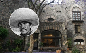 Así luce el interior de la casa de Emilio El Indio Fernández, donde filmaron 140 películas