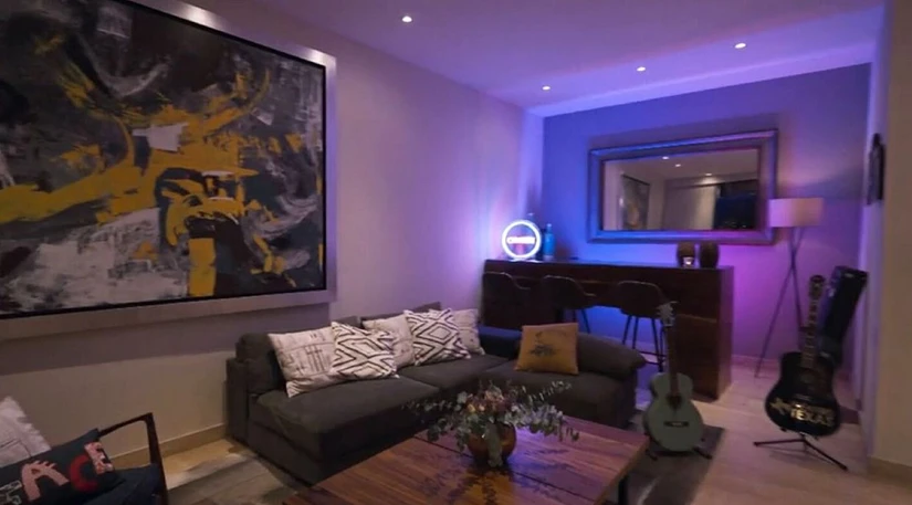 Así luce la mansión de Dulce María en la CDMX. Foto: HBO Max