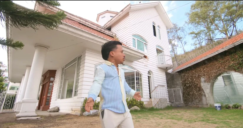 Así se ve desde el exterior la propiedad de Abelito. Foto: 
El Abelito Oficial 