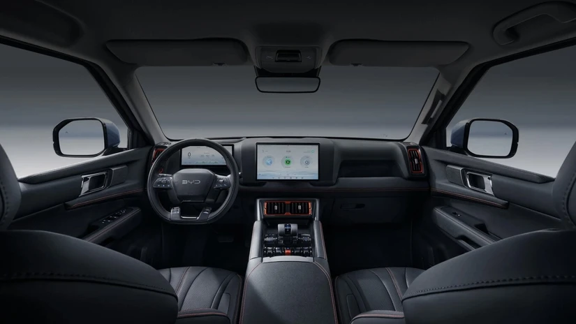 Así luce la BYD Shark en su interior. Foto: Cortesía