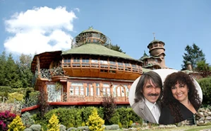 Pocos han visto por dentro la casa del bosque de Diego Verdaguer y Amanda Miguel