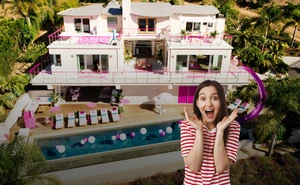 Piscina infinita, cine y vestidor: así era la lujosa Casa de Barbie en Malibú