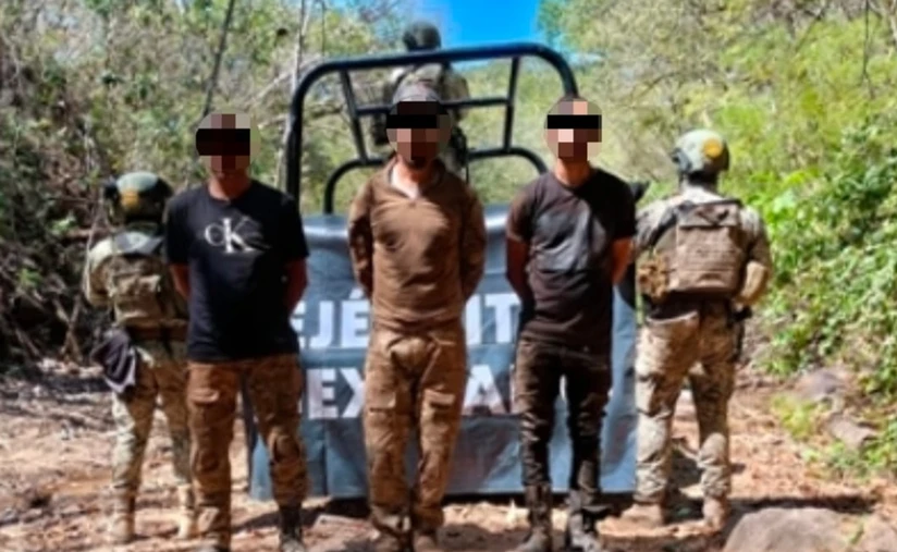 Detenidos con armas en el municipio de San Ignacio.