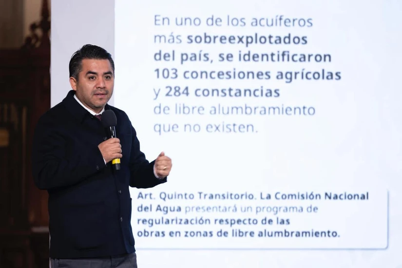 Efraín Morales López, director general de la Comisión Nacional del Agua (CONAGUA)