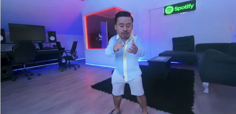 El estudio que tiene el influencer, Foto. El Abelito Oficial 