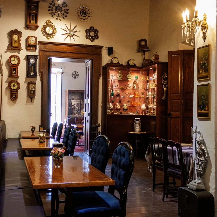 El interior de la casa de la infancia de la actriz Dolores del Río. Foto: Mendoza Restaurante Antiguo
