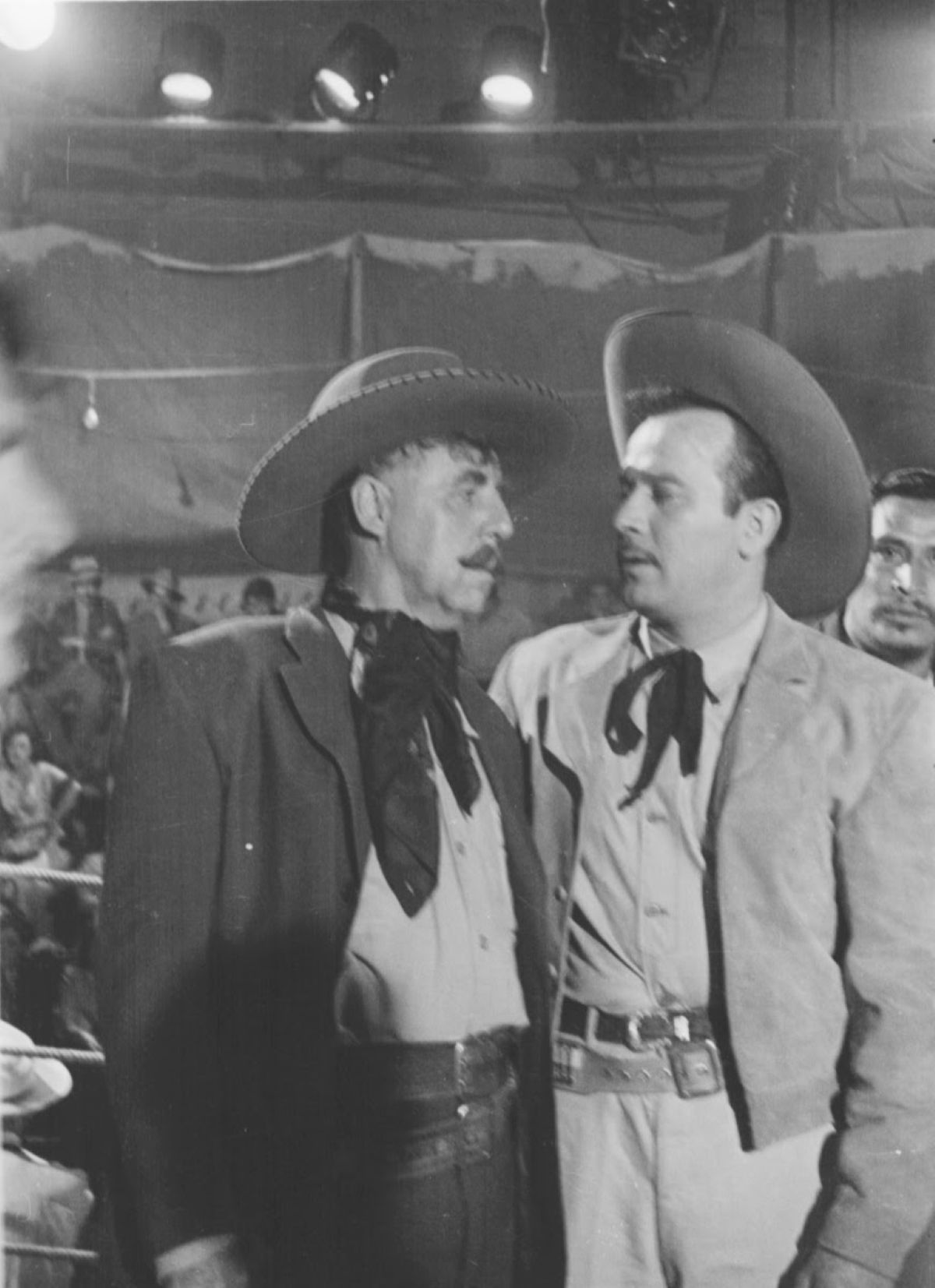 Fernando Soler y Pedro Infante  trabajaron juntos. Foto:  Cortesía