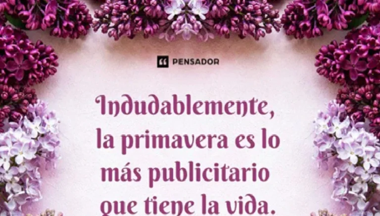 Frases para celebrar la primavera