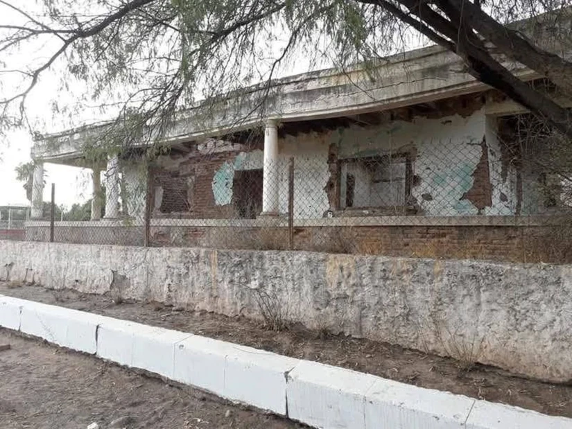 Hacienda donde creció el actor Luis Aguilar, en el poblado de Ortiz, en Guaymas. Foto: Detectando Sonora