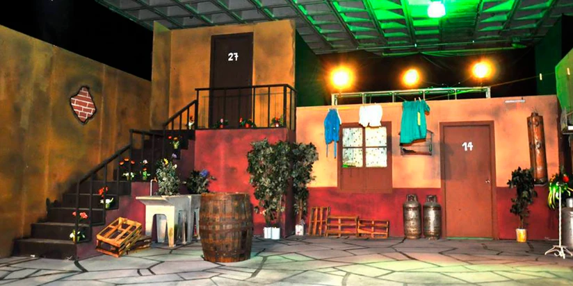 La vecindad solo existió como un set. Foto: Corteía