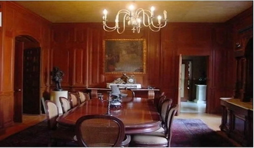 Interior de la Hacienda Catipoato en la que vivieron Jorge Negrete y María Felix. Foto. Cortesía