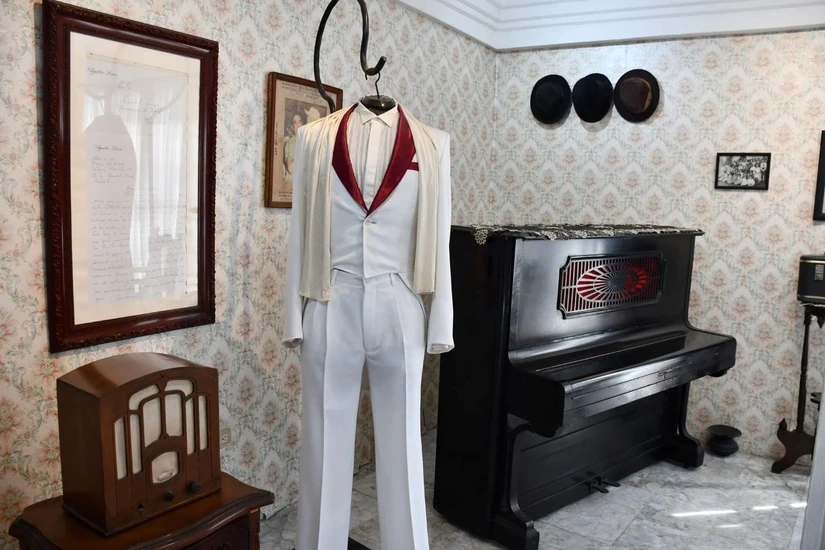 Interior de la que fue la vivienda de Agustín Lara en ubicada en Boca del Río. Foto: Cortesía