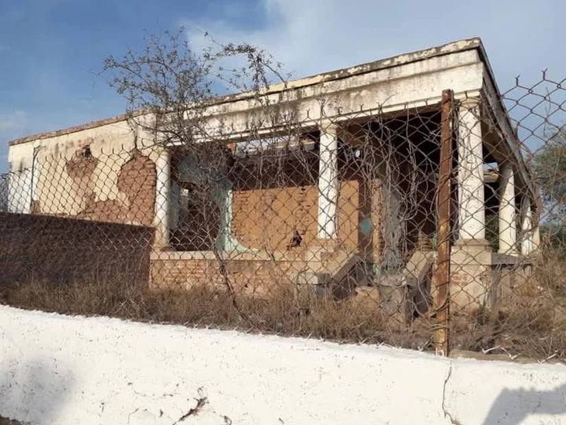 Así se ve la casa de la infancia de Luis Aguilar en Sonora. Foto: Detectando Sonora