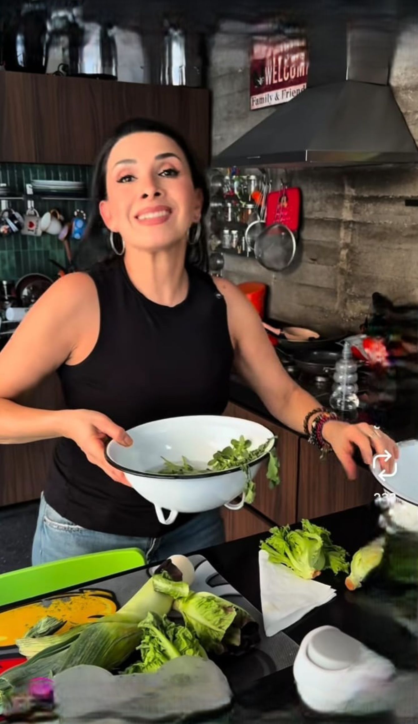 La cocina de Dalilah Polanco. Foto: Instagram