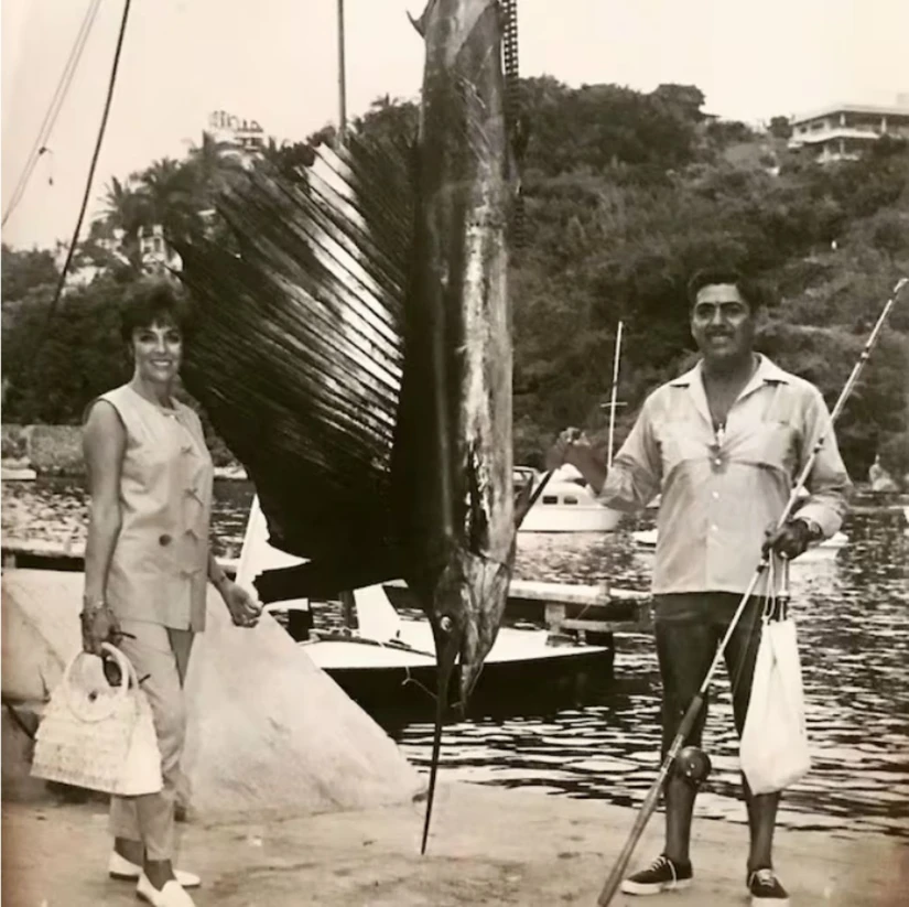 Luis Aguilar antes de ser famoso fue pescador en Mazatlán, Sinaloa. Foto: Cortesía