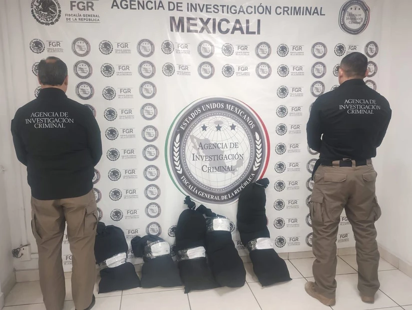 Megadecomiso en Mexicali incautan fentanilo valuado en miles de dosis