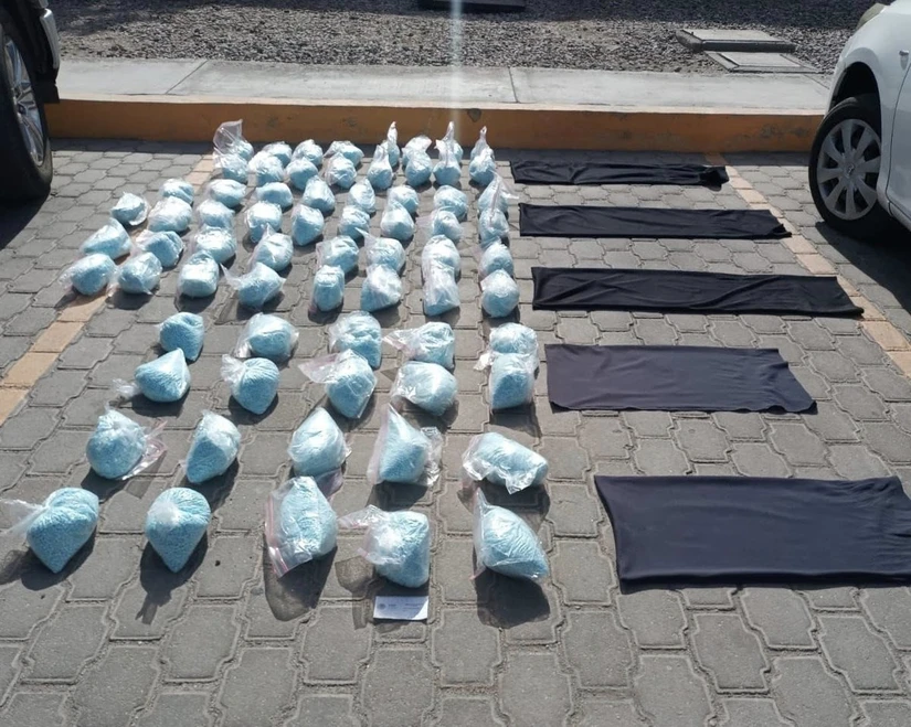 Megadecomiso en Mexicali incautan fentanilo valuado en miles de dosis