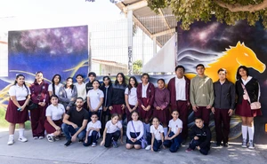 San Pedro pinta su historia y la abraza en un mural que une generaciones en Navolato