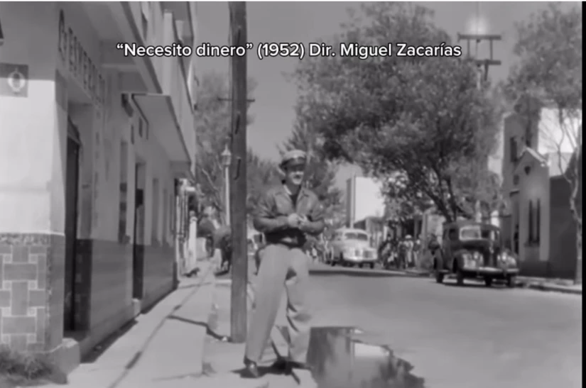 Película Necesito Dinero en la que sale Pedro Infante, en Talara, en la CDMX. Foto: Historias del Cine Mexicano
