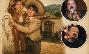 Cómo eran de niños Pepe Aguilar y Antonio Aguilar Jr., los hijos de Antonio Aguilar y Flor Silvestre