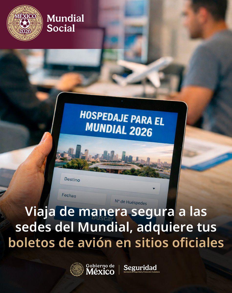 SSPC alerta por fraudes en la compra de boletos de avión rumbo al Mundial 2026