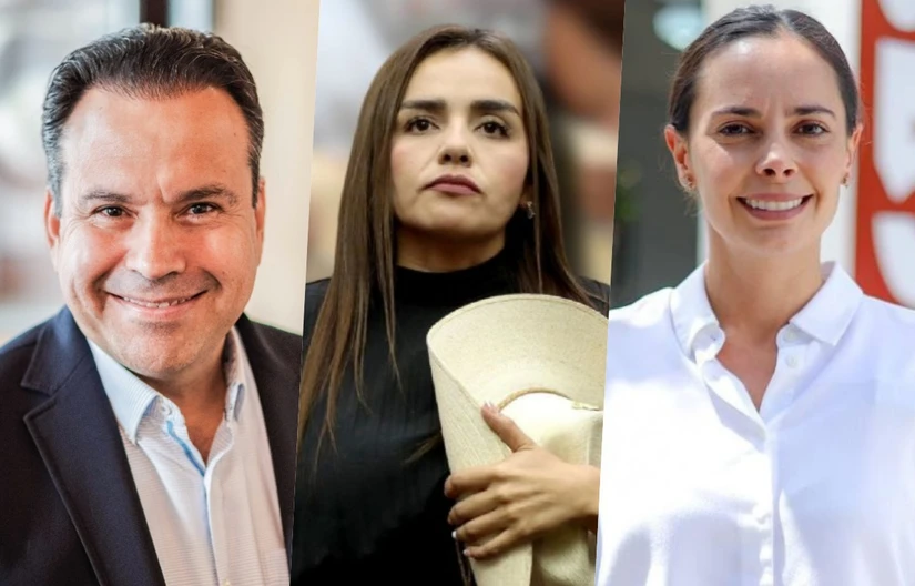 Antonio Astiazarán, Ana Paty Peralta y Carmen Canturosas, quienes lideran el ranking de alcaldes mejor evaluados de Mitofsky. 
